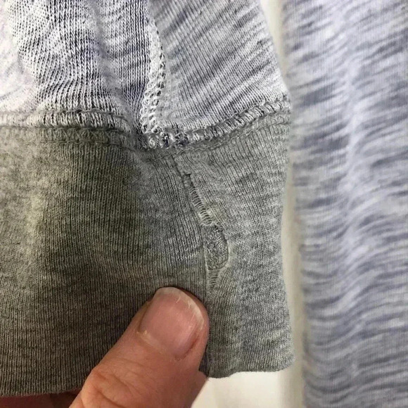 Joe Fresh Shirt 3/4 Sleeves Grey Size Extra Small - Picture 5 of 16